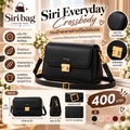 Siri Everyday Crossbody (กระเป๋าสะพายข้างดีไซน์มินิมอล) สีดำ