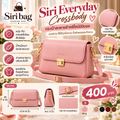 Siri Everyday Crossbody (กระเป๋าสะพายข้างดีไซน์มินิมอล) สีชมพู