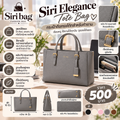 Siri Elegance Tote Bag (กระเป๋าถือทรงโท้ทสำหรับทำงาน) - สีเทา
