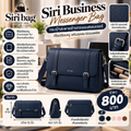 Siri Business Messenger Bag (กระเป๋าสะพายข้างทรงแมสเซนเจอร์) สีกรมท่า
